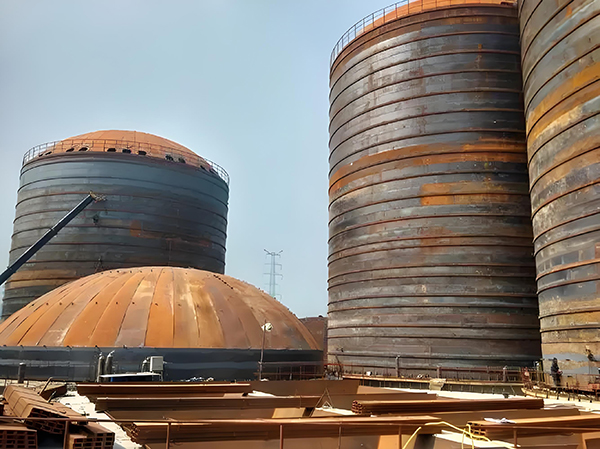 华州焦粉钢板仓